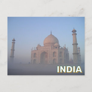 Postal Taj Mahal en Agra, India