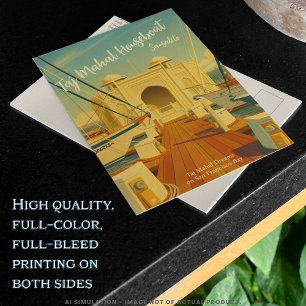 Postal Taj Mahal Houseboat, Sausalito, California Travel