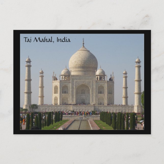 Postal taj mahal india (Anverso)