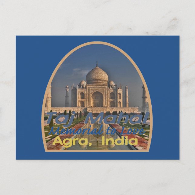 Postal TAJ MAHAL India (Anverso)
