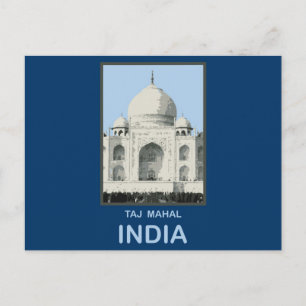Postal Taj Mahal India