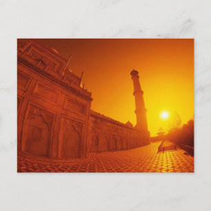 Postal Taj Mahal Sunset