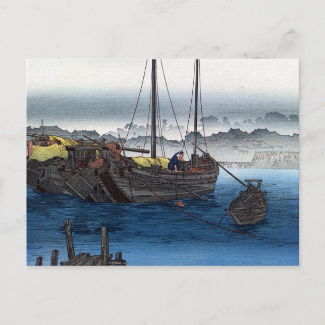 Postal Takahashi Shōtei Shinagawa (Anverso)