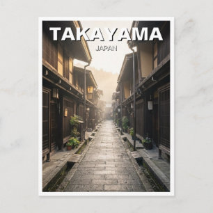 Postal Takayama Japón Viajes