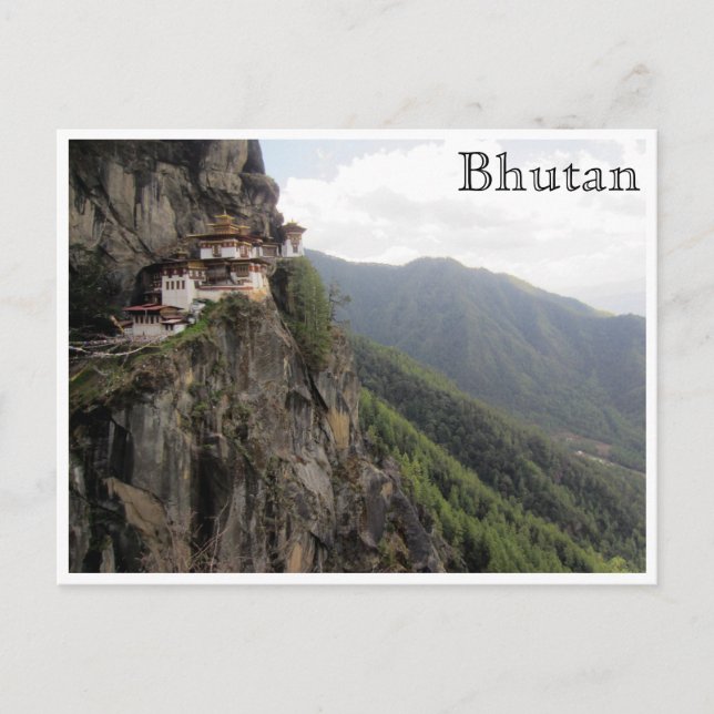 Postal taktsang paro bhutan (Anverso)