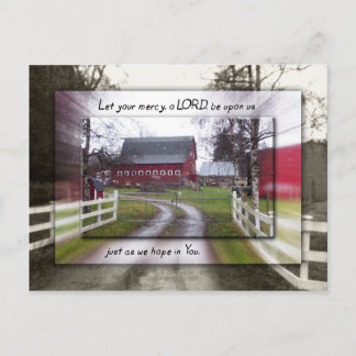 Postal Tal como esperamos en ti