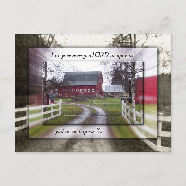 Postal Tal como esperamos en ti (Anverso)