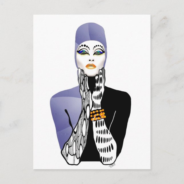 Postal Tal vez Diva (Anverso)