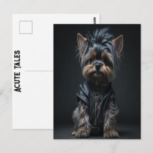 Postal Tales Agudas de Yorkshire Terrier Yorkie Fatigas d