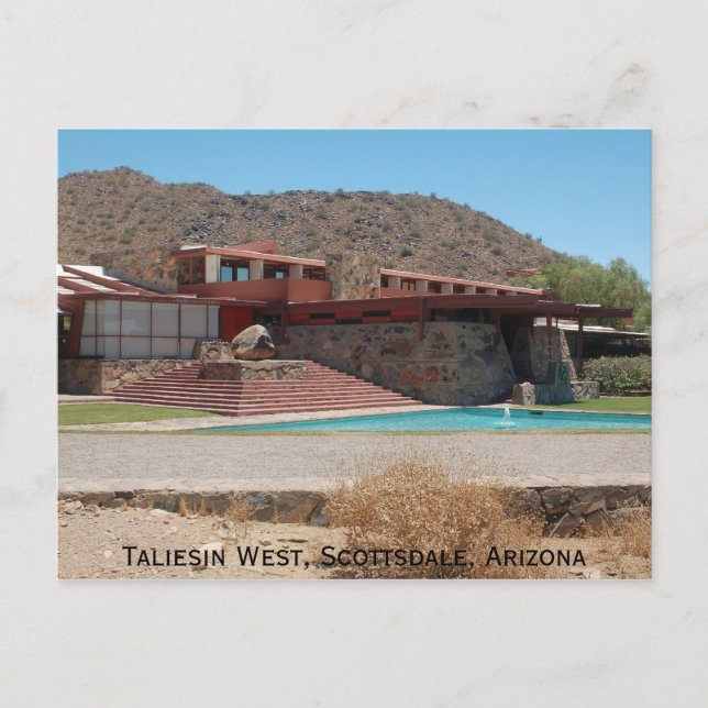 Postal Taliesin West (Anverso)