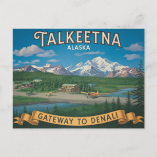 Postal Talkeetna Viajes Alaska