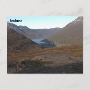 Postal Tálknafjörður, Westfjords, Islandia