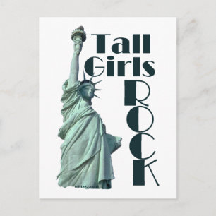Postal Tall Chicas ROCK