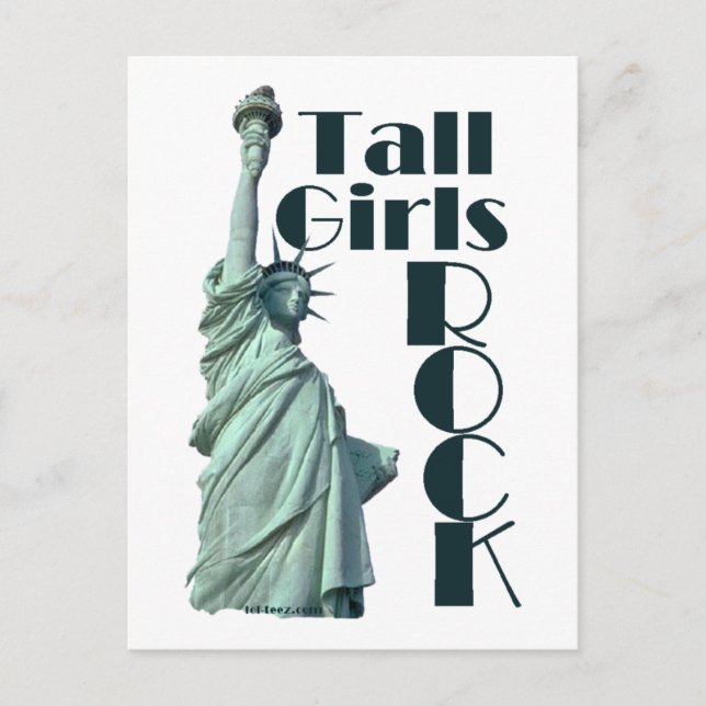 Postal Tall Chicas ROCK (Anverso)