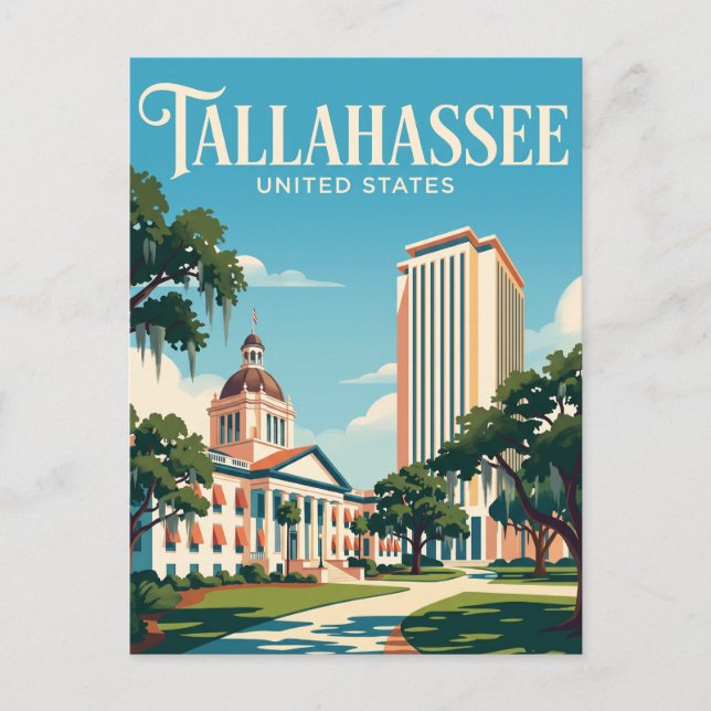 Postal Tallahassee Florida (Anverso)