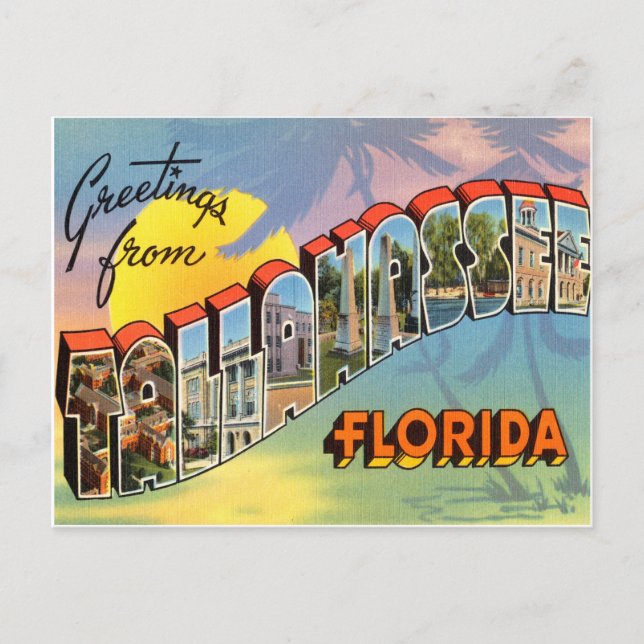 Postal Tallahassee Florida (Anverso)