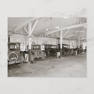 Postal Taller de reparación de concesionario de automóvil