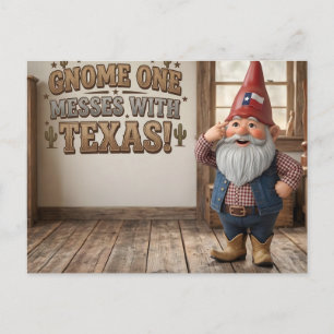 Postal "Taller 'Gnome One fastidia a Texas'"
