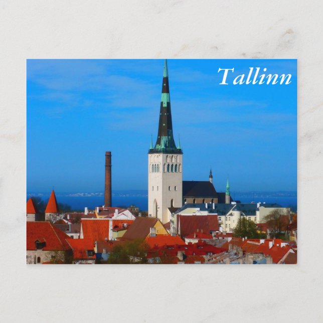 Postal Tallin, Estonia (Anverso)