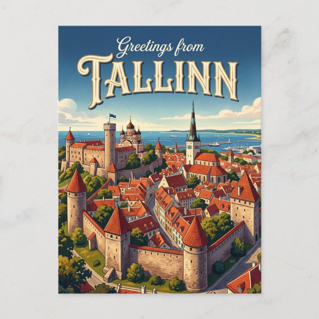 Postal Tallin Estonia (Anverso)