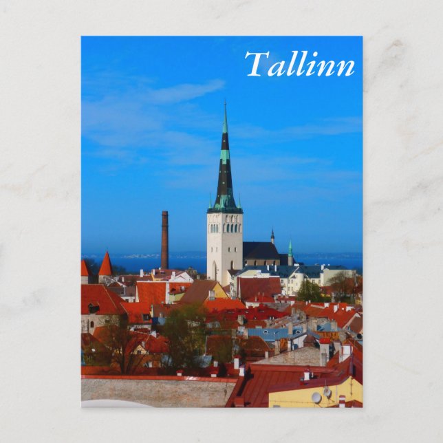 Postal Tallin, Estonia (Anverso)