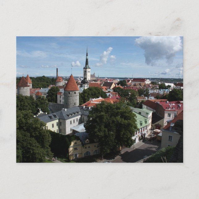 Postal Tallin, Estonia (Anverso)