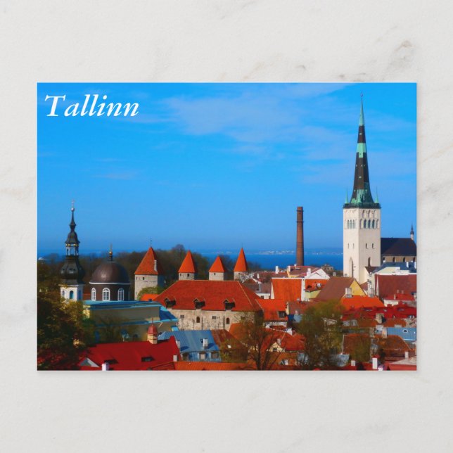 Postal Tallin, Estonia (Anverso)