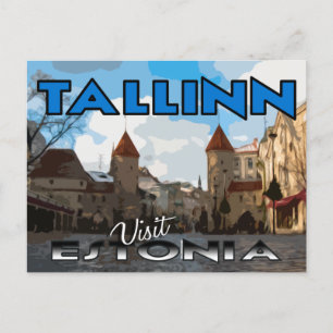 Postal Tallin, visitar Estonia
