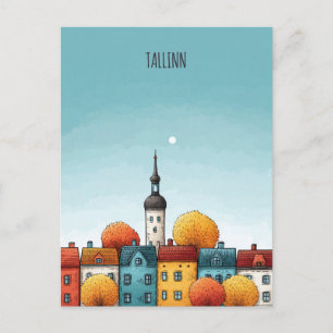 Postal Tallinn Estonia Viajes