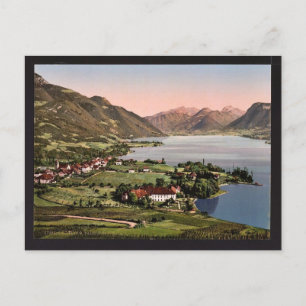 Postal Talloires, Annecy, Fotografía clásica francesa