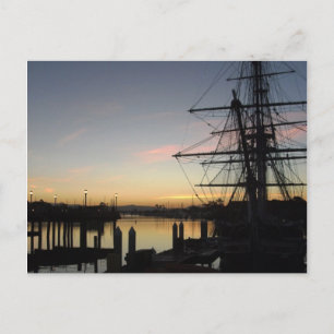 Postal Tallship at Sunrise