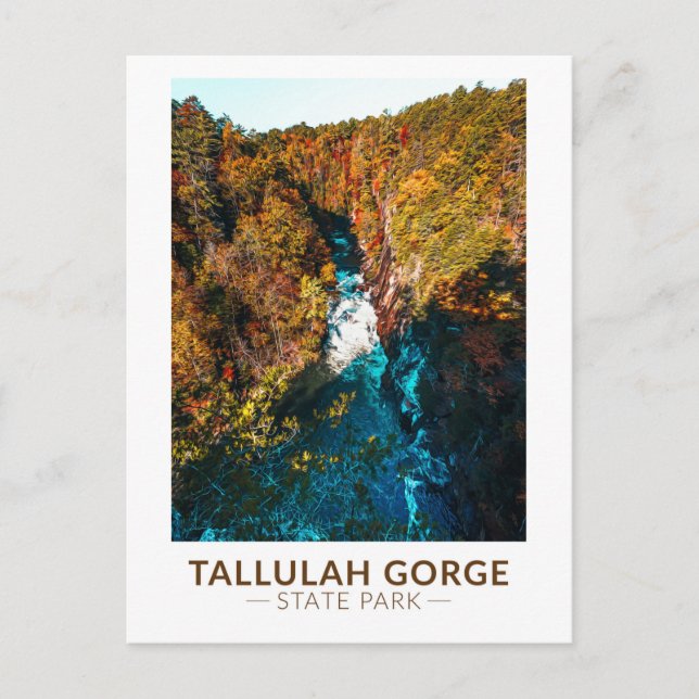 Postal Tallulah Gorge State Park (Anverso)