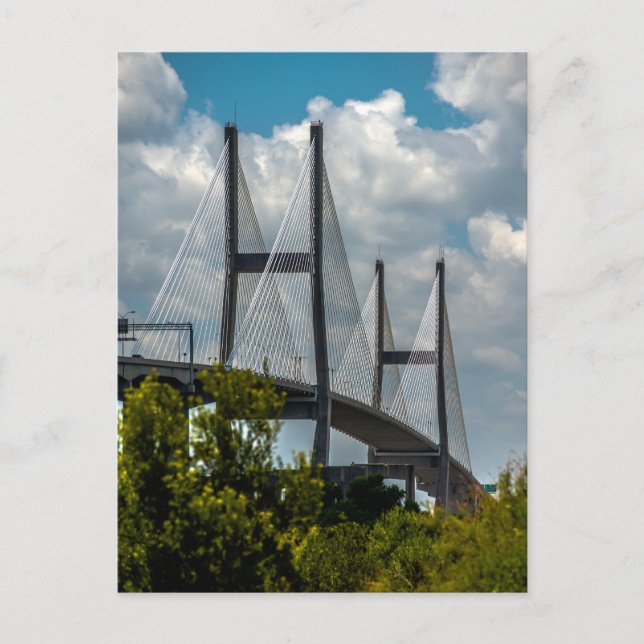Postal Talmadge Memorial Bridge savannah georgia (Anverso)