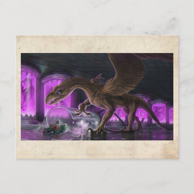 Postal Talón En El Laboratorio - Postcard (Anverso)