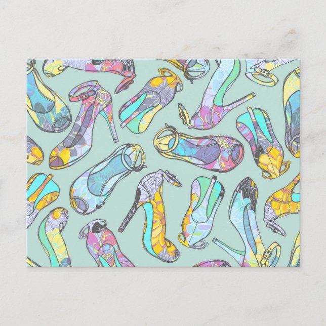 Postal Talones altos (Anverso)