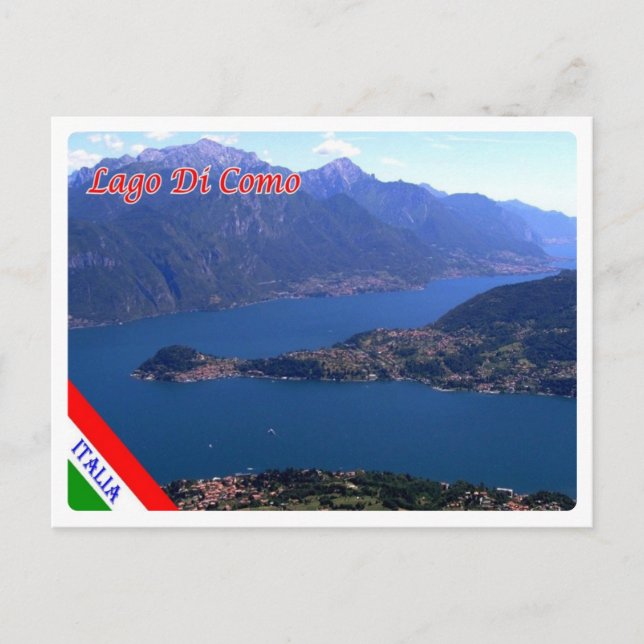Postal taly - Lombardía - Lago Como - (Anverso)