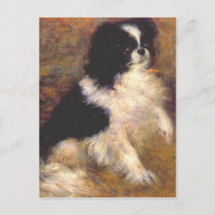 Postal Tama, el perro japonés de Pierre-Auguste Renoir