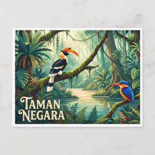Postal Taman Negara Kuala Tahan Malasia