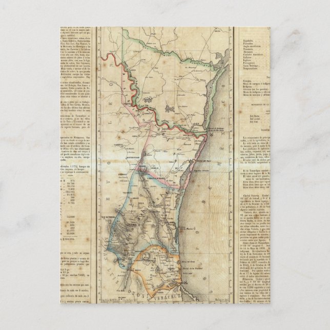 Postal Tamaulipas, México (Anverso)