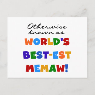 Postal También conocido como el mejor memaw del mundo
