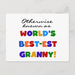 Postal También conocido como el mejor regalo de abuela