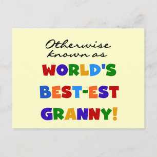Postal También conocido como el mejor regalo de abuela