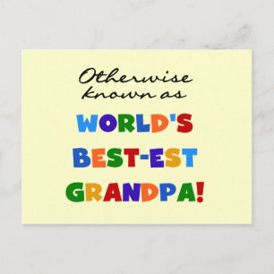 Postal También conocido como el mejor regalo de abuelo