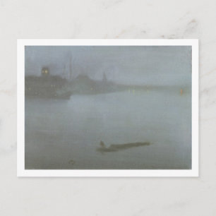 Postal Támesis - Nocturne in Blue and Silver, c.1872/8 (o