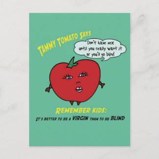 Postal Tammy Tomato Postcard