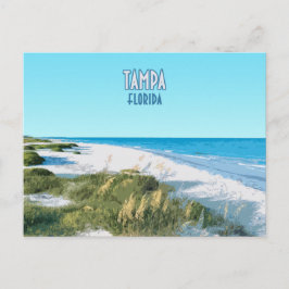 Postal Tampa Beach Florida Vintage