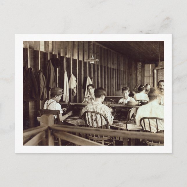 Postal Tampa Cigar Boys, 1909 (Anverso)