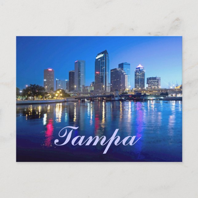 Postal Tampa, Florida al amanecer (Anverso)