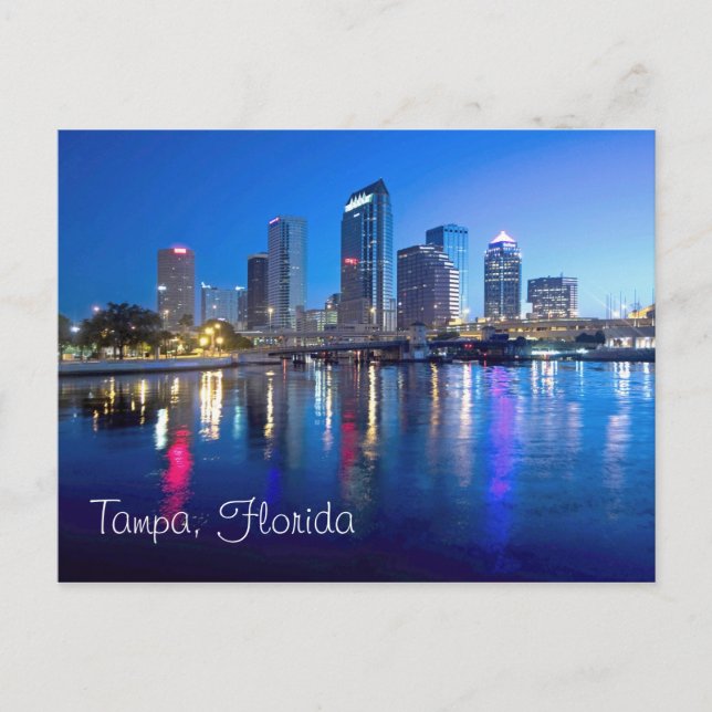 Postal Tampa, Florida al amanecer (Anverso)