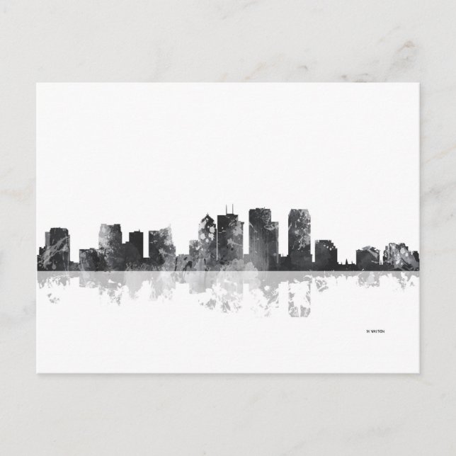POSTAL TAMPA, FLORIDA SKYLINE (Anverso)